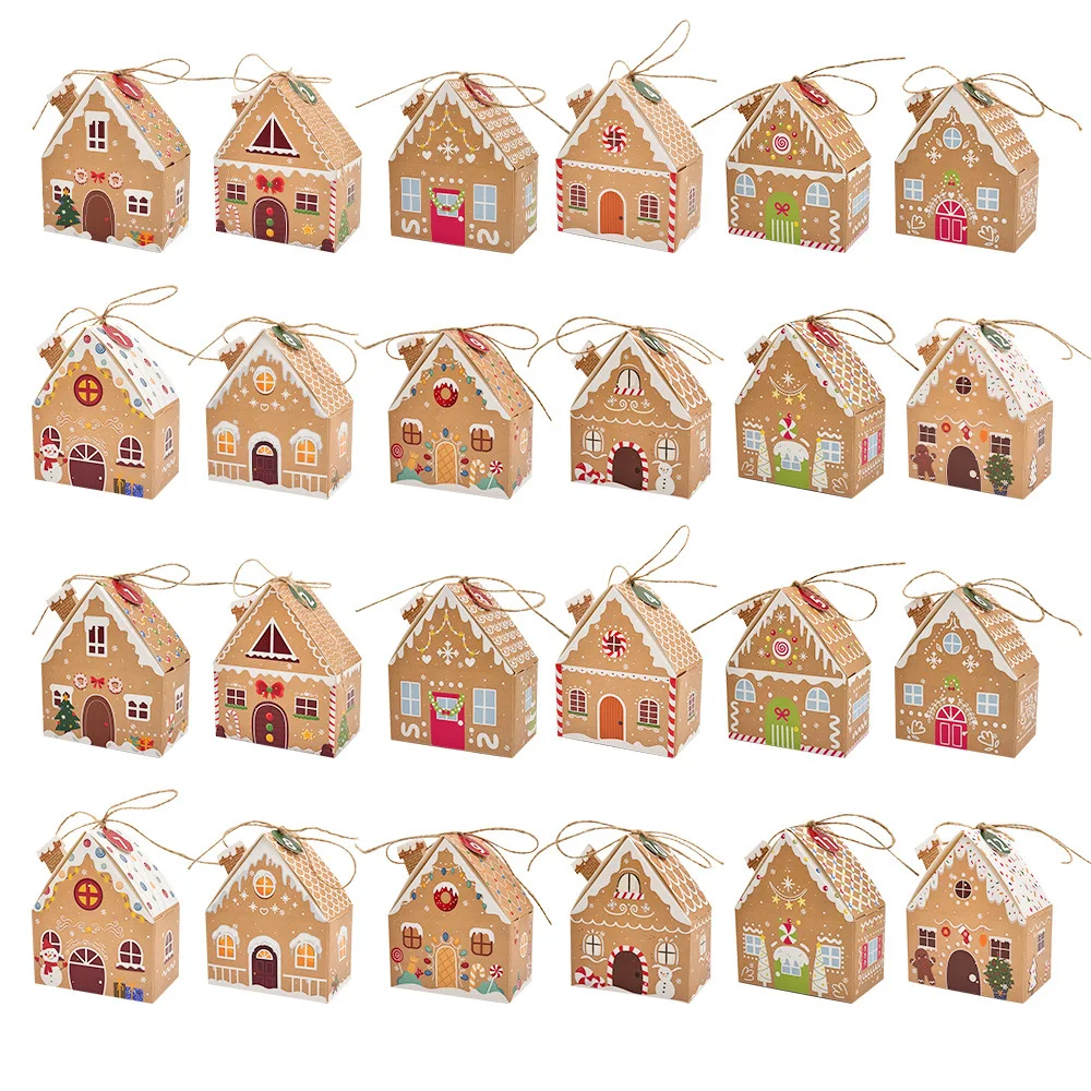 24Pcs Christmas Gingerbread Tr - Home Fragrance Gingerbread ulasan dan harga