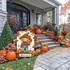 Fall Scarecrow Garden Flag Double Sided 12x18 Outdoor Decor jjp