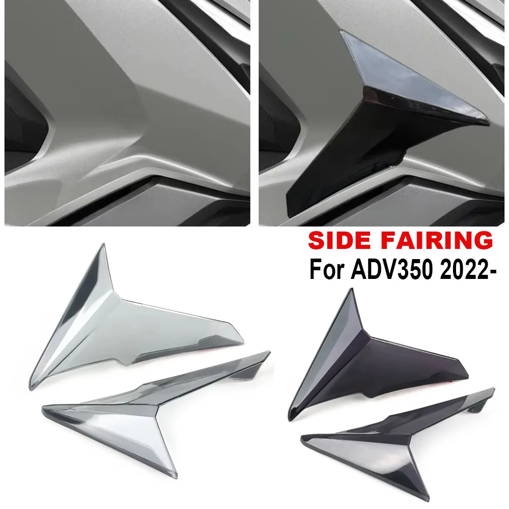 

﻿ FOR HONDA ADV350 350ADV 2022-2025 Motorcycle Right Left Side Fairing Side Deflector Cover Wind Wing Shield Accessories