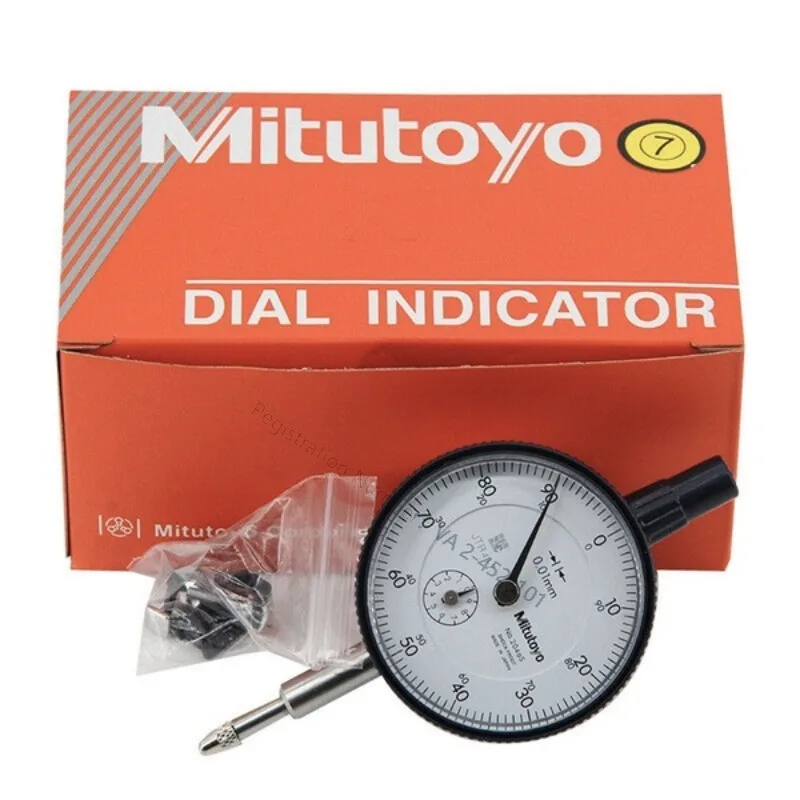 

Mitutoyo 2046S Dial Indicator 0-10mm 0.01mm Resolution Plunger Dial Gauge Measuring Instrument