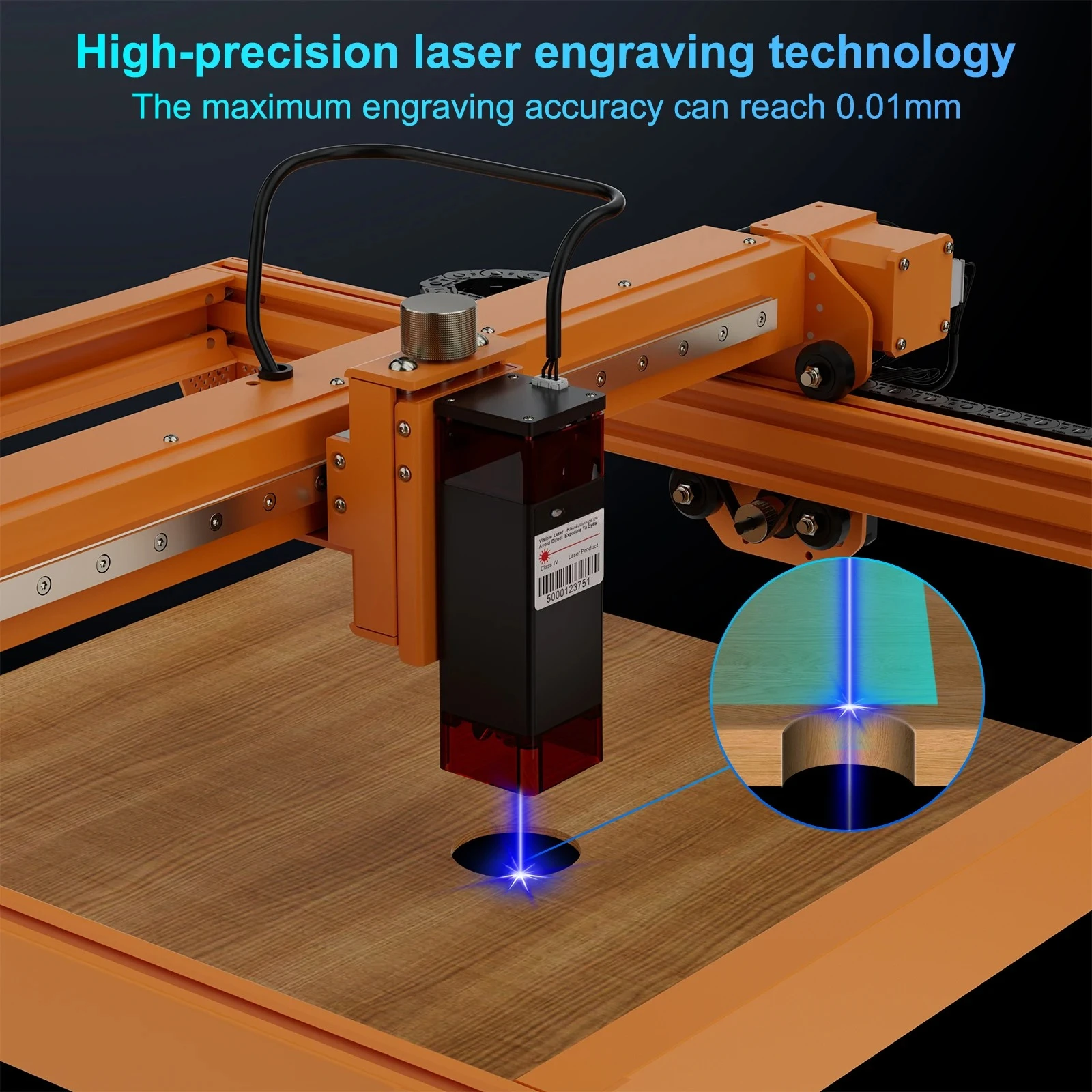 

40W High Precision 3D Engraving Machine Machines For Wood Leather Cutting And Engraving