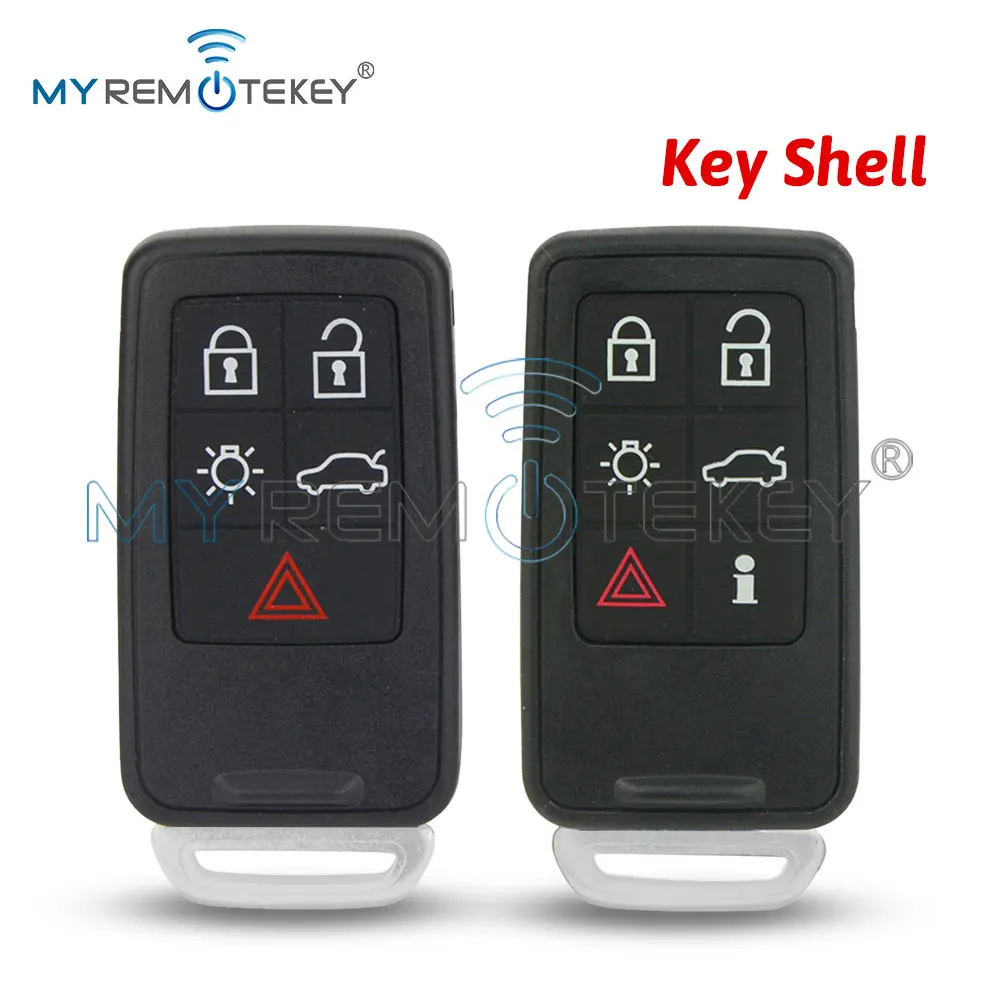 

Чехол для смарт-ключа REMTEKEY с кнопкой 5/6 для Volvo 2007 2008 2009 2010 2011 XC70 V70 XC60 S80 S60 FCC KR55WK49264