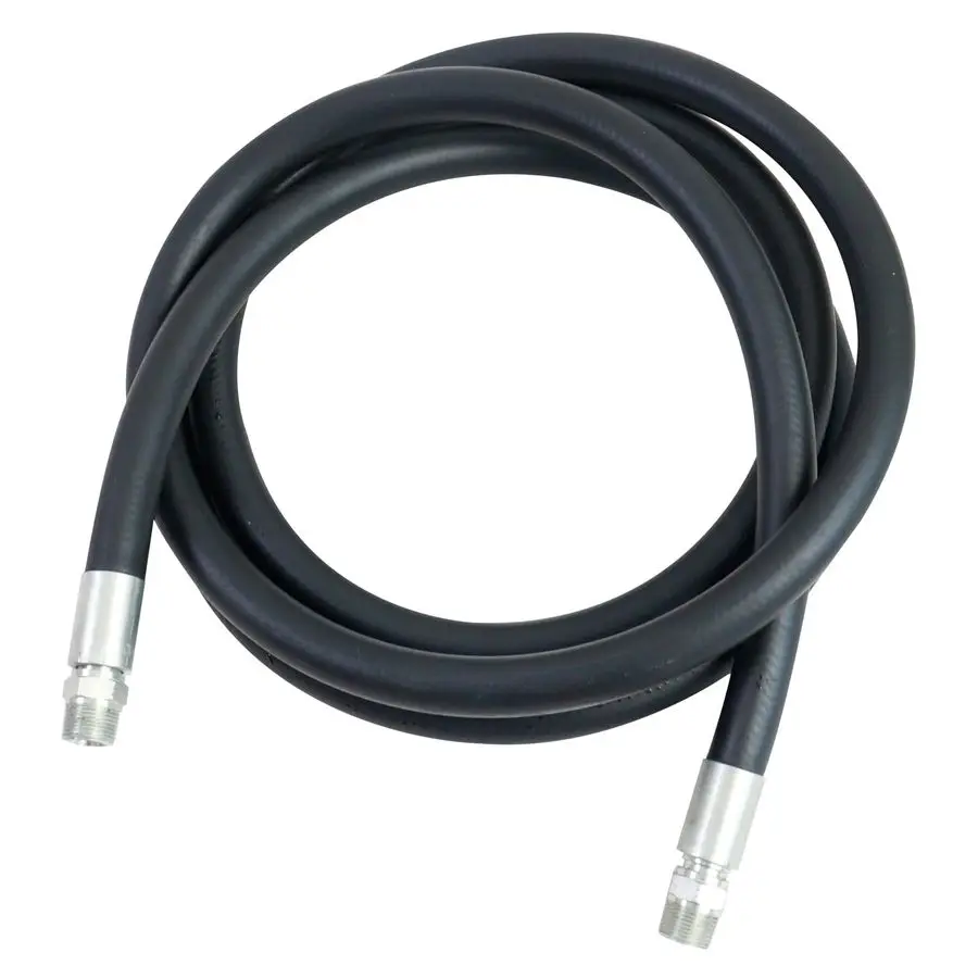 

4 Inch x 13 Foot Fuel Transfer Hose with 3 4 Inch Dual NPT Threads Connecter male NPT fittings Compatible with All Electric Fuel