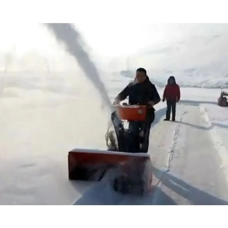 Professional Snowblower Snow Thrower Machine Cheap Brush Snow Blower with Motor Snowplow Sweeping Tool