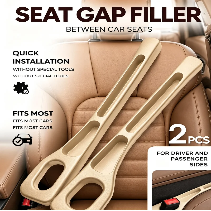 Car Seat Gap Plug Strips Car Seat Gap Storage Box, Car Seat Position Storage Box Interior Decoration Items Auto Accessories