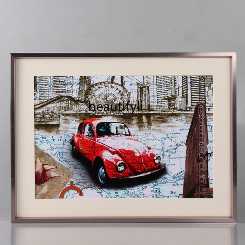 

CXH Metal Photo Frame Poster Frame Stereo Aluminum Alloy Wall-Mounted Photo Frame Outer Frame Mounting