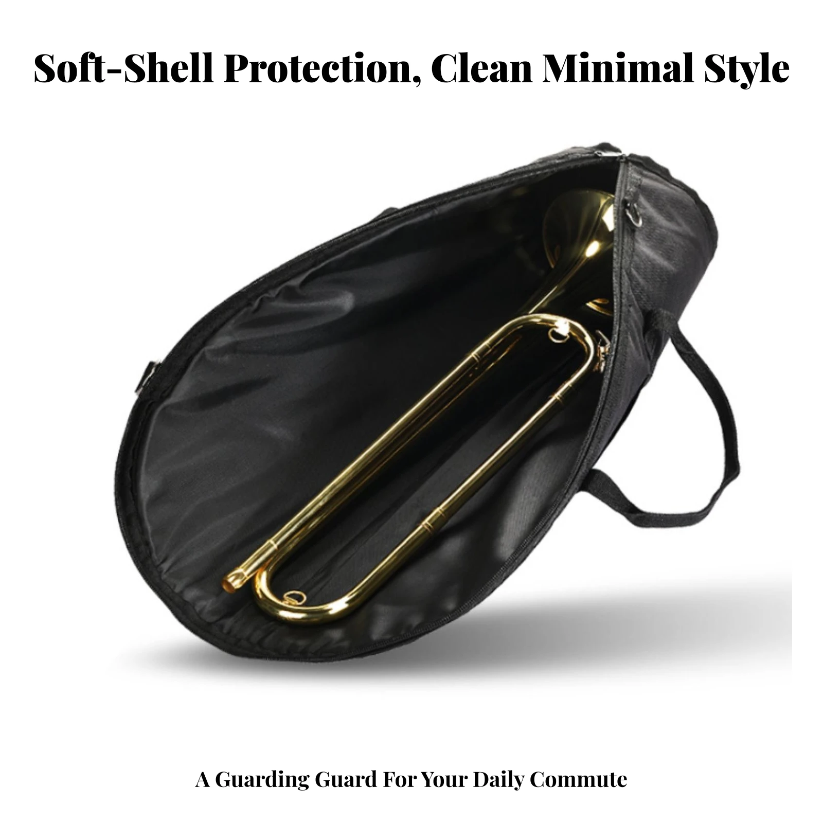 Trumpet Gig Bag Waterproof Trumpet Soft Case Lightweight Long-Lasting for Students, Rehearsals, Commuting