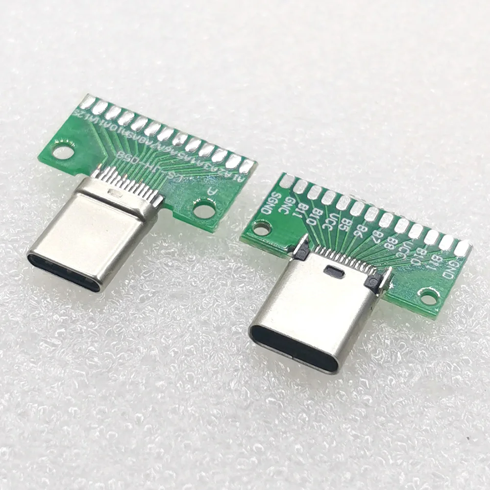 Connettore USB 3.1 tipo-c maschio femmina tipo C Test scheda PCB scheda universale con presa scheda Test porta USB3.1