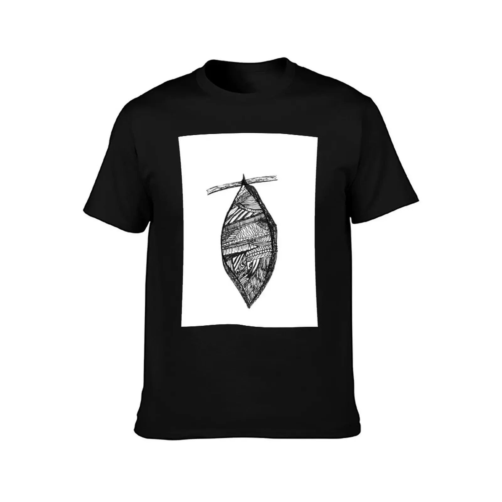 Cocoon T-Shirt cotton graphic tees plus size tops vintage t shirt men