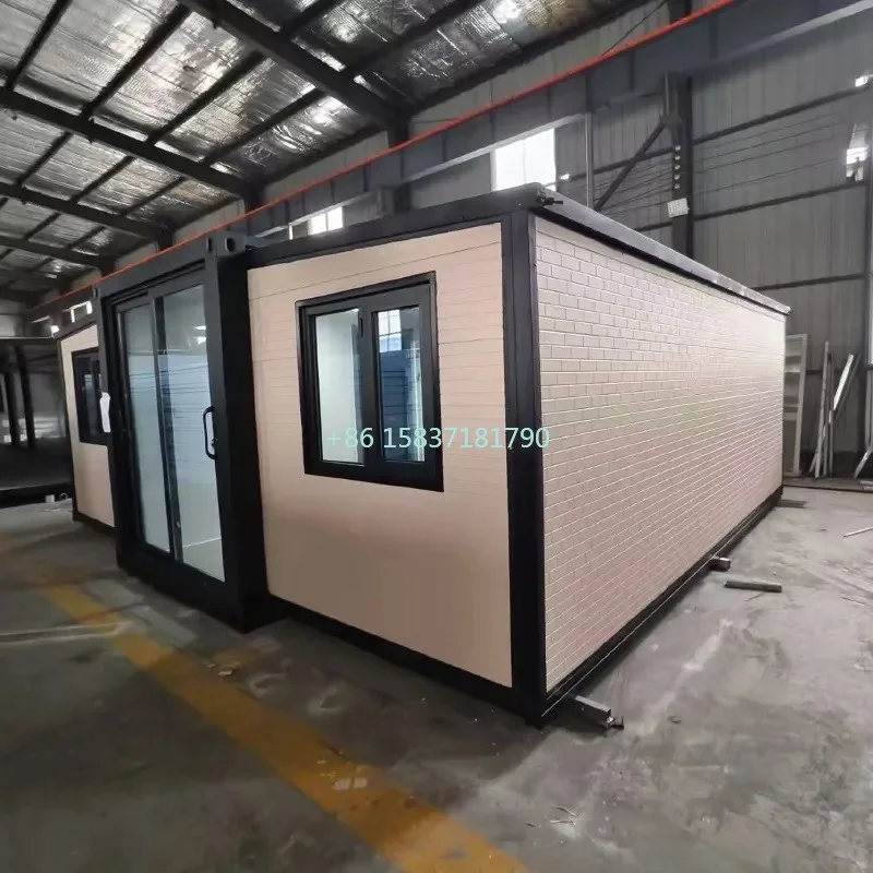 54㎡ Container Houses 34㎡ Prefabricated Tiny Home Expandable Container House Prefab Modular House Modern Mobile Home for Poland