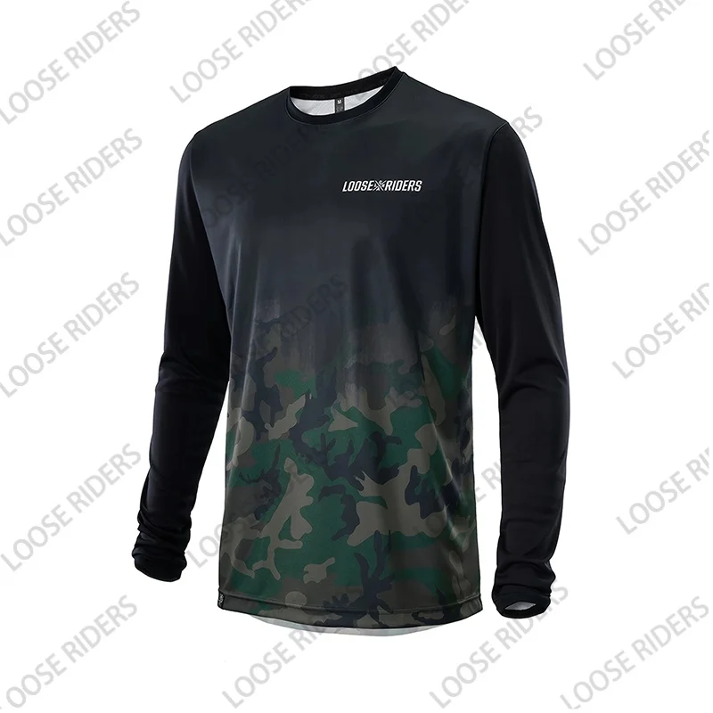 Loose rider Jersey motocross breathable quick-drying downhill Jersey bike jersey BMX MAN MTB motorcycle sweatshirt