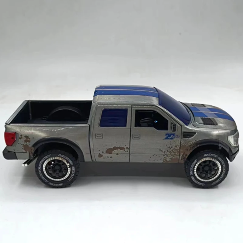 Jada 1:24 2011 Ford F150 Raptor - Stara wersja, symulacja, model samochodu ze stopu, statyczna kolekcja, dekoracja, prezenty świąteczne, zabawki