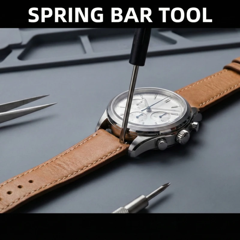 V‑Shape Watch Spring Bar Tool Mini Screwdriver Watch Band Remover Adjustment Tool for Installing Removing Wristwatch Strap