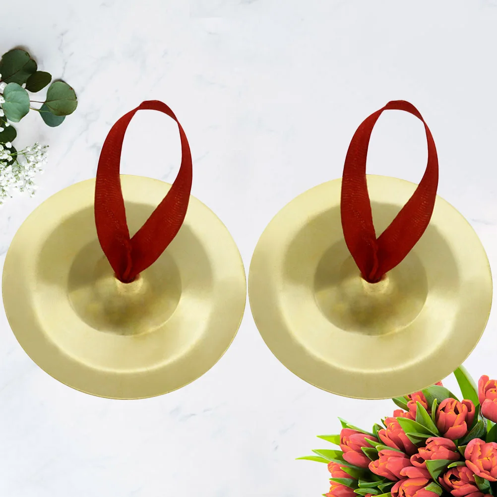 

Golden Cymbal Dance Finger Cymbals Zills Belly Dancing Percussion Instrument Chime Bells Musical