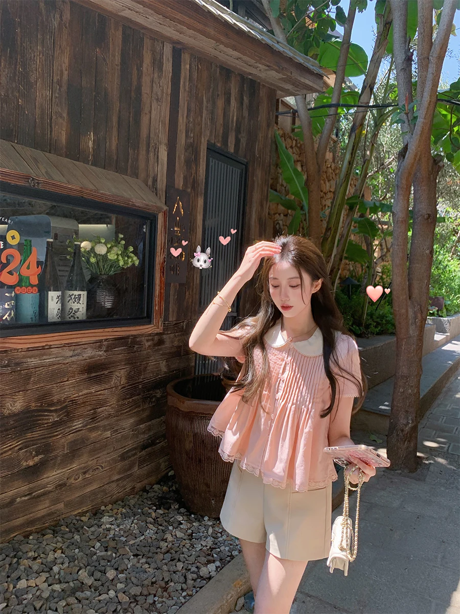 

Модные повседневные тонкие женские брюки с высокой талией и прямым кроем, универсальные, стильные, с деталями в виде карманов, для лета