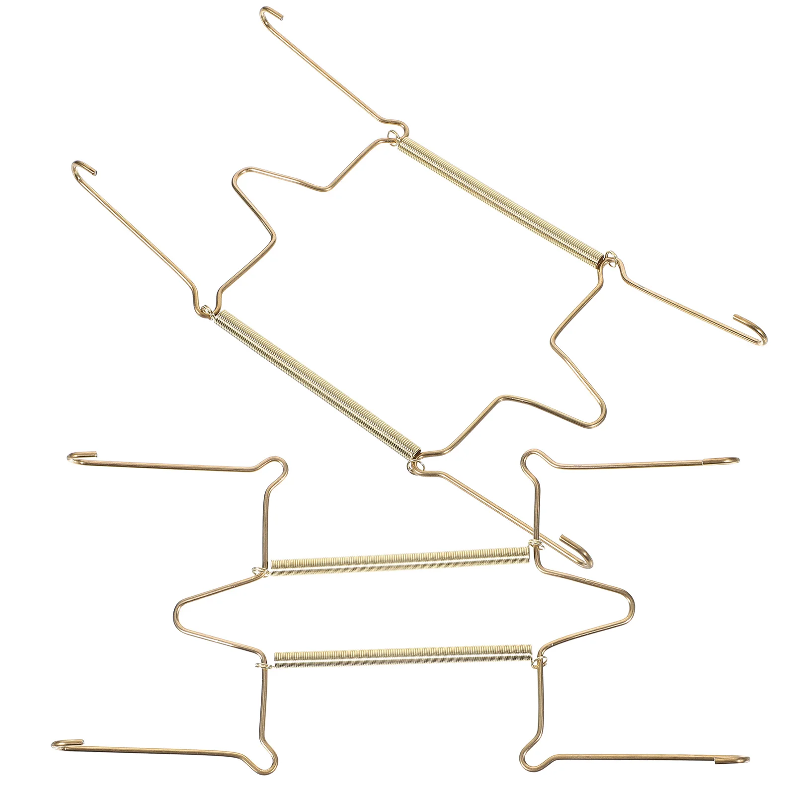 

2 Pcs U-shaped Spring Hanger Invisible Plate Hangers Wall Hooks for Hanging Heavy Duty Display up