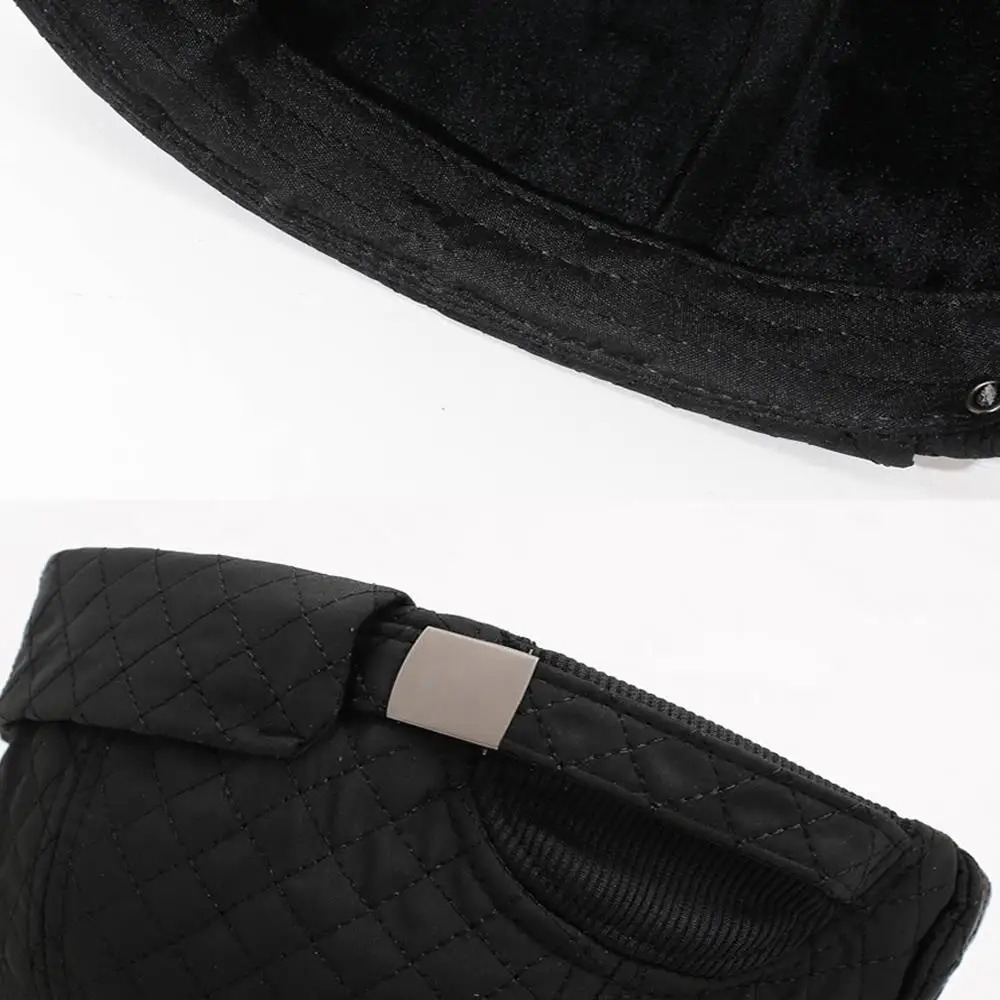 الخريف الشتاء الدافئة المالك قبعة الشارع البطيخ الجلد المد القبعات الرجعية قبعة بتصميم هيب هوب الرجال مربع شبكة الصوف مبطن رشاقته دوكر قبعة