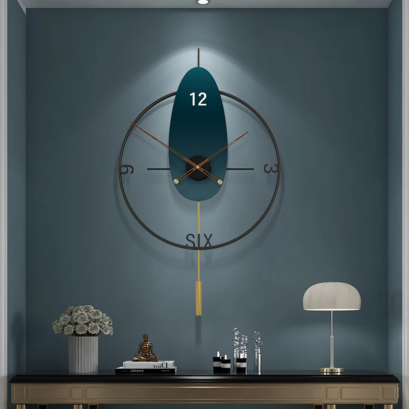 

Light Luxury Clock Wall Clock Living Room Household Decoration Hanging Wall Table Bedroom Dining Room Personality Creative Clock