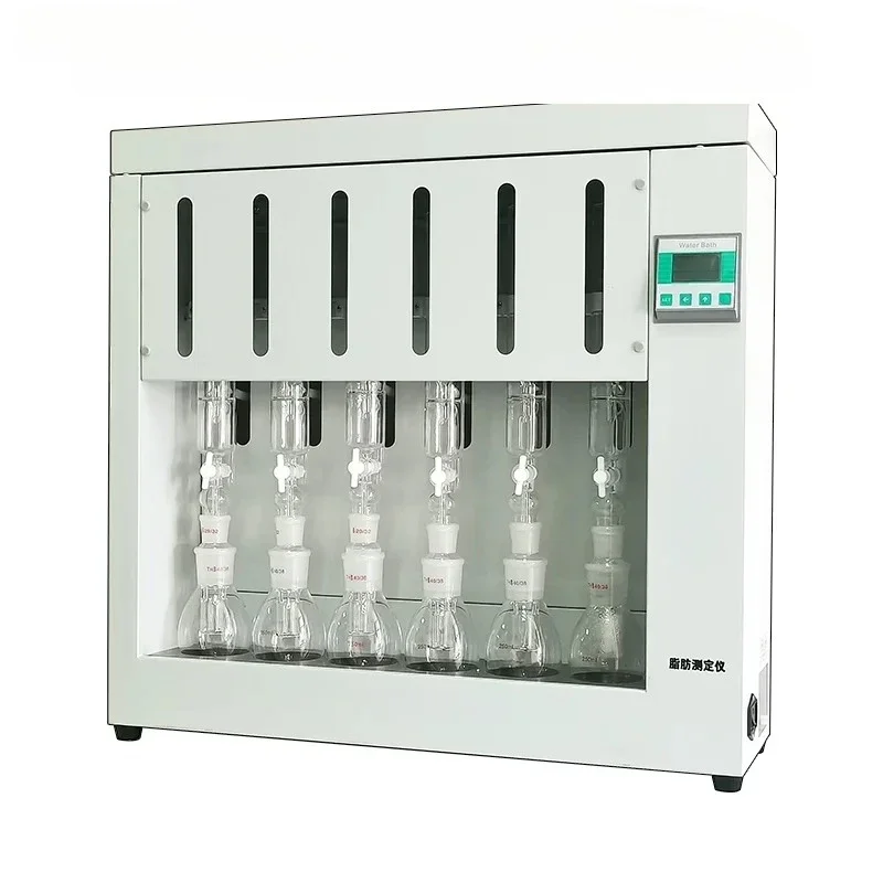 

crude fat analyzer 6-link extractor, grain and feed fat analyzer, crude fiber analyzer