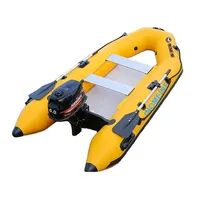 Fashion design pvc  rowing boats kayaks Popular design size 2m  4m  Inflatable Fishing Boat With Outboard Motor