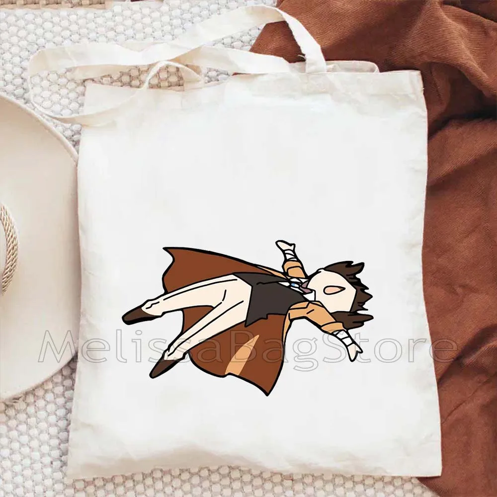 Vintage Bungou Stray Dogs Kenji Naomi Ranpo Dazai Chuuya Bunny Himiko Cute Anime Gifts Canvas Tote Bag Shopper Cotton Handbag