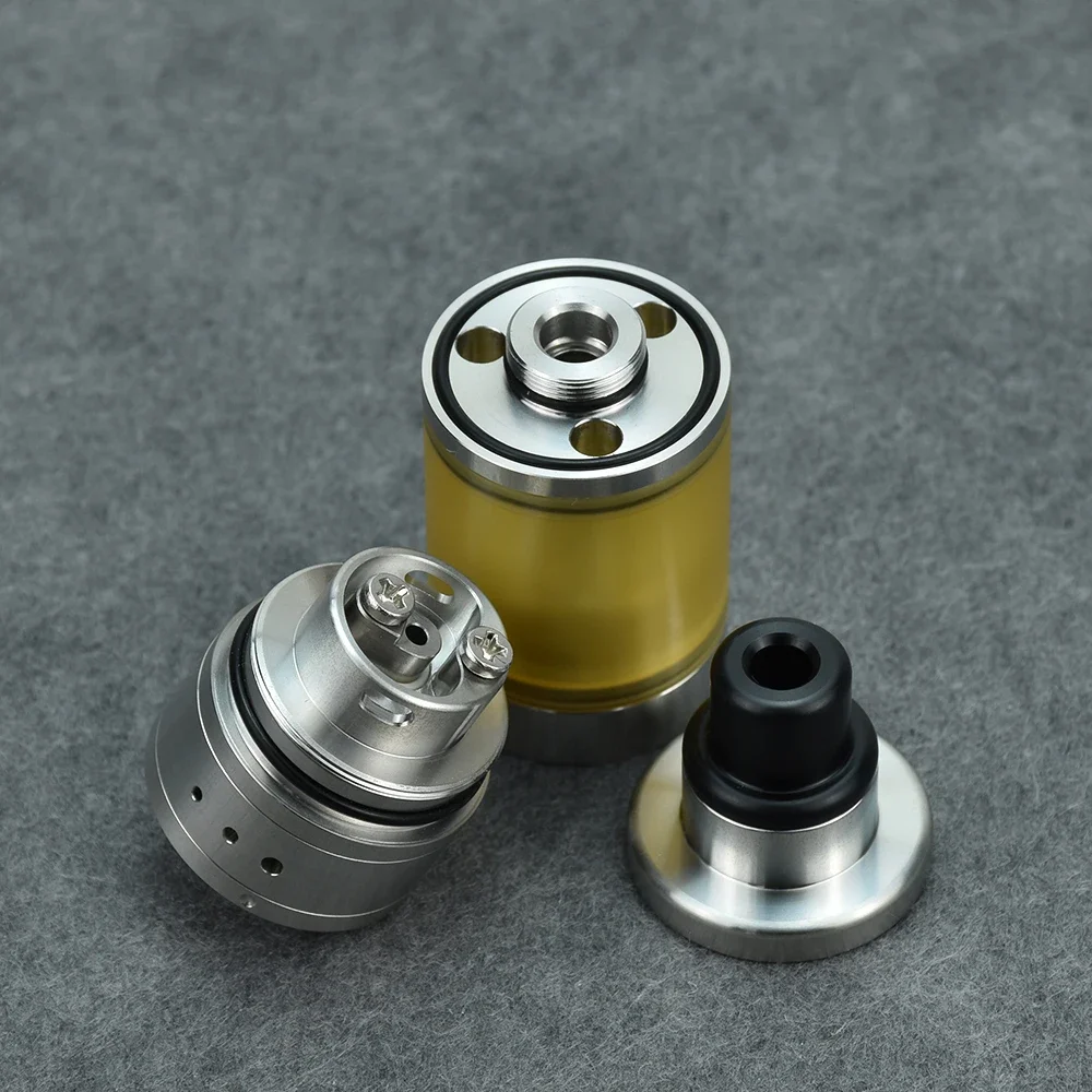 Luca Creation 4C Tank Style MTL RTA Atomizzatore Vape ricostruibile 3,0 ml Diametro 22 mm vs Kayfun x mtl rta