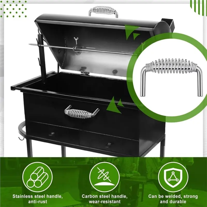 A76I-Spring Handle(4 Pack) With 1/2