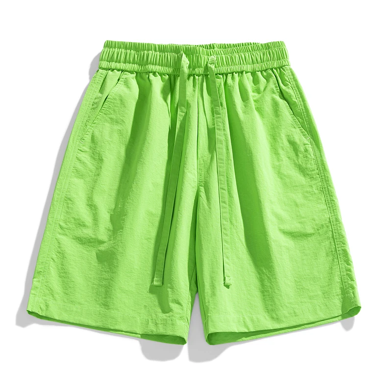 New Men'S Loose Sports Quick Drying Ice Silk Shorts For Teenagers Summer Korean Version Young Versatile Thin Casual Beach Pants