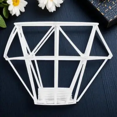 

Creative Diamond Shape Light Shade Hollow Out Iron Lamp Cover Lampshade For Ceiling Wall Floor Lamps Dust