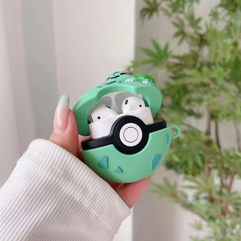 Cartoon Spirit Ball Case para AirPods, Bluetooth Earbuds, caixa de carregamento, capa protetora para Airpod Pro 1, 2, 3, 3D