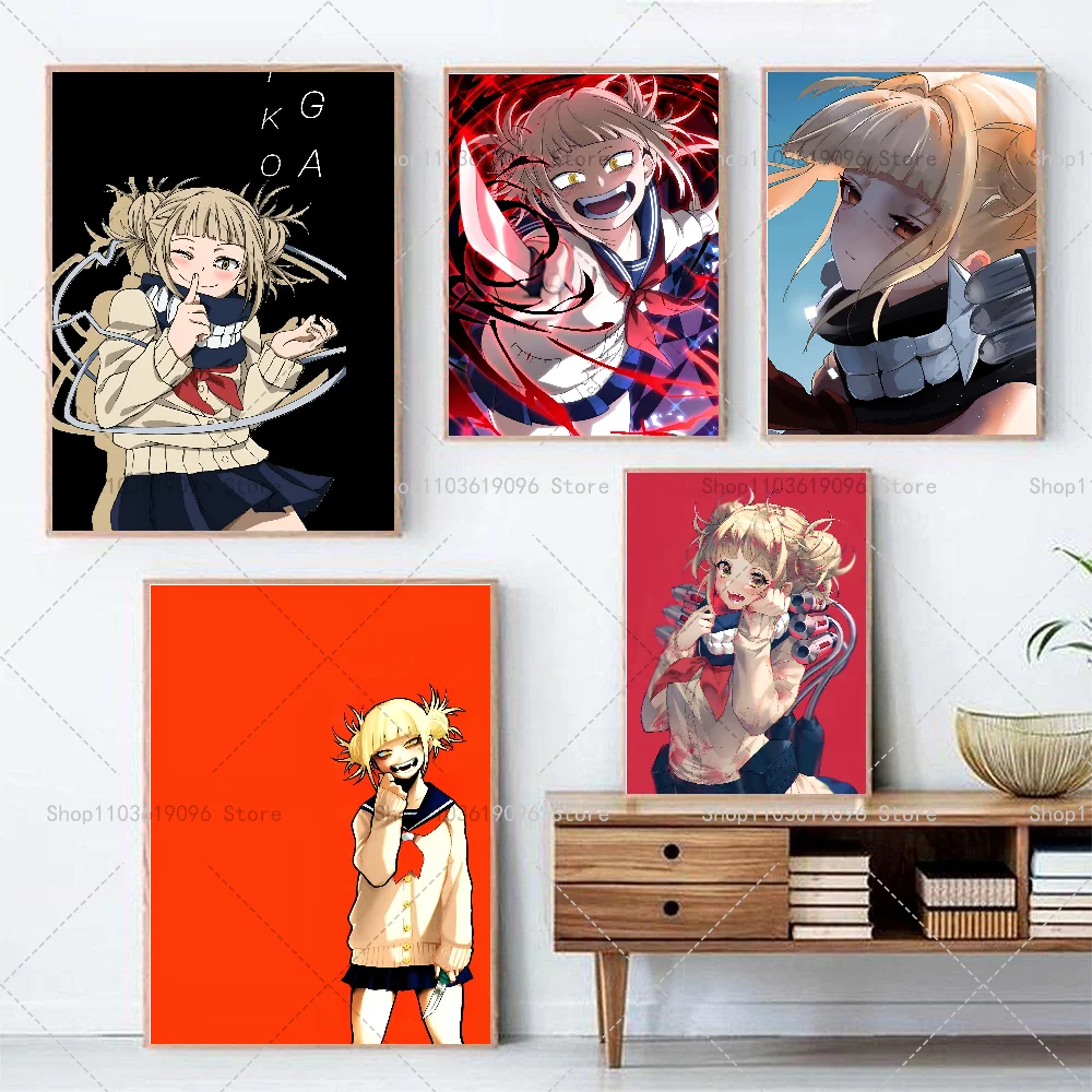 Anime My Hero Academia Himiko Toga Poster Paper Print Home Living Room Bedroom Entrance Bar Cafe Art Painting Decoration