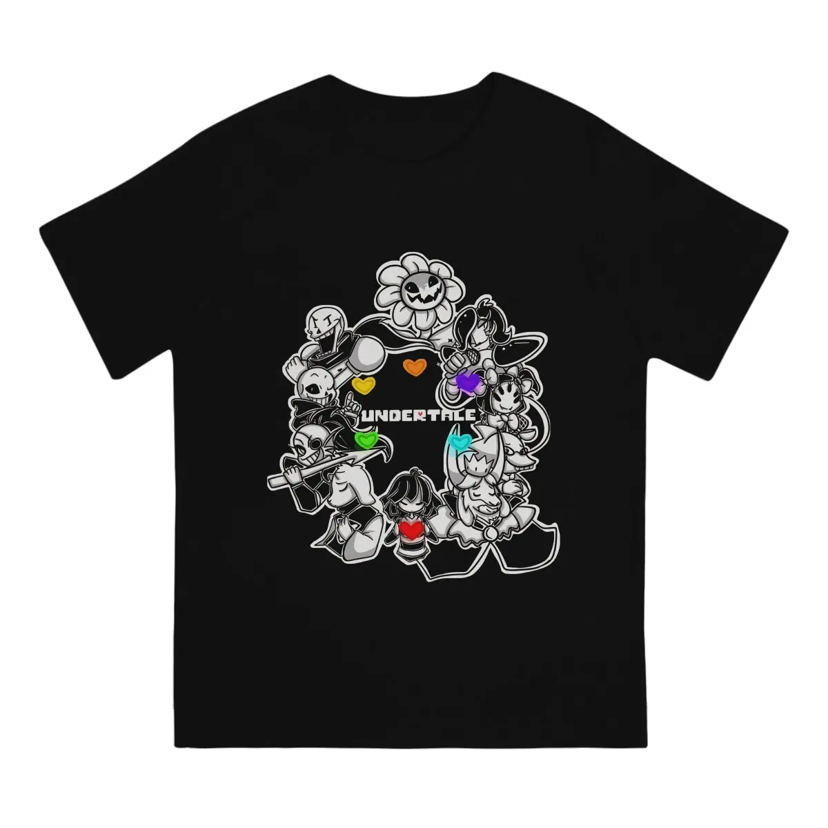 Team Hip Hop Polyester TShirt Undertale Creative Tops Casual T Shirt Male Tee