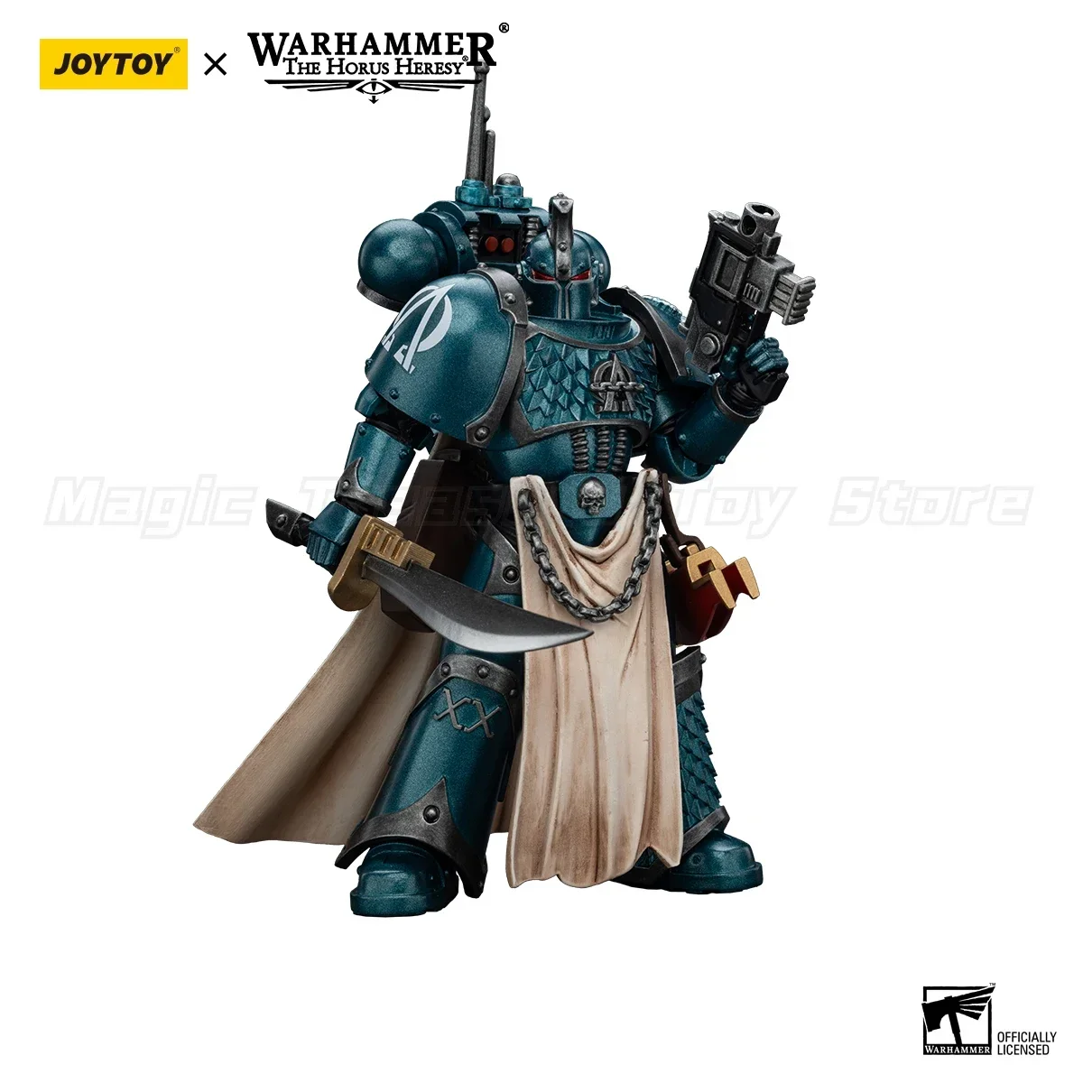 【MT】24-Hour Shipping JOYTOY 1/18 Action Figure Warhammer 40K The Horus Heresy Alpha Legion Legion Praetor with Power Sword Model
