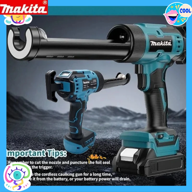 

Makita Wireless Electric Glass Glue Gun, Door & Window Sealant Caulking Tool