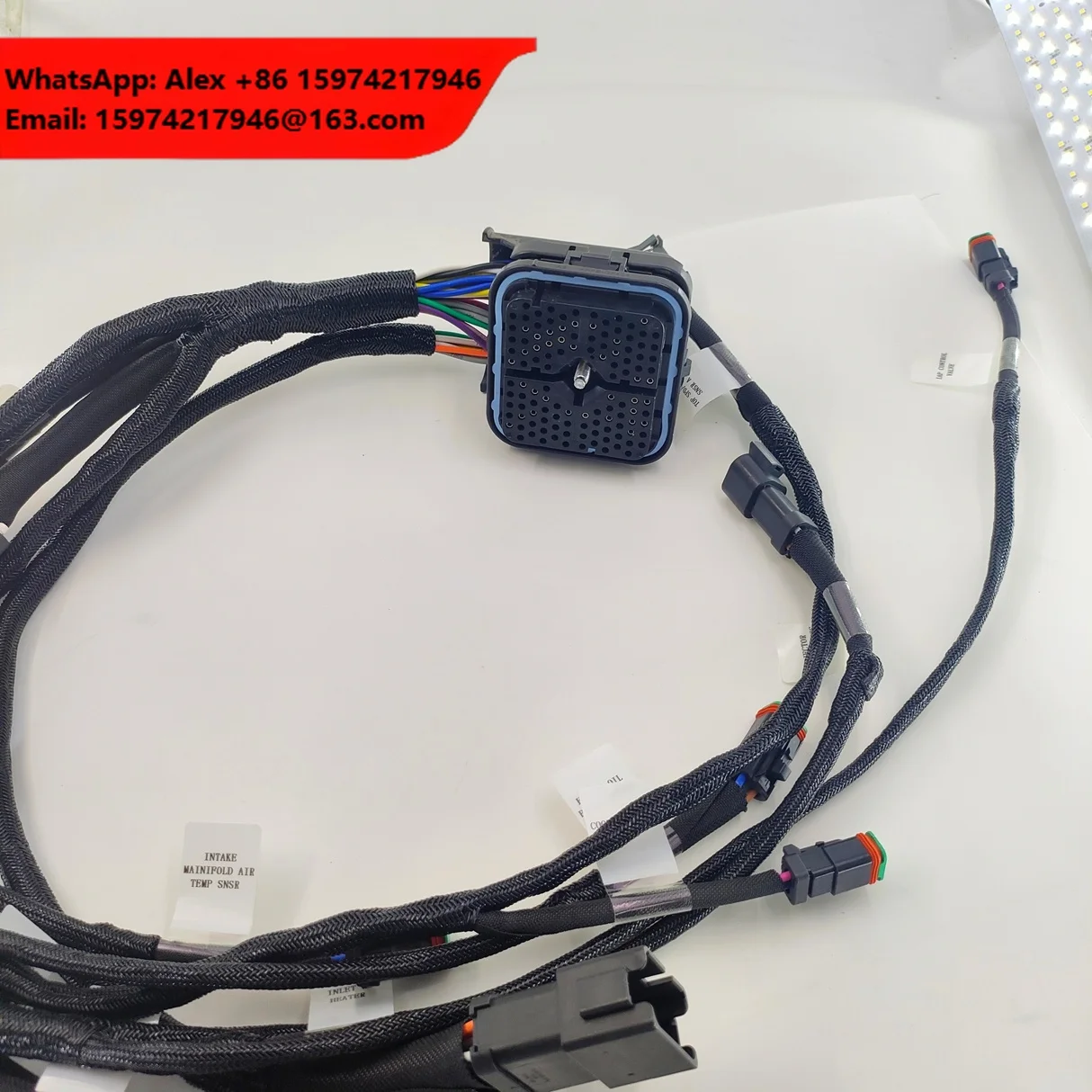 RUIPEI 198-2713 Harness For C7 Industrial Engine 324D 325D 328D 29D M325D Excavator