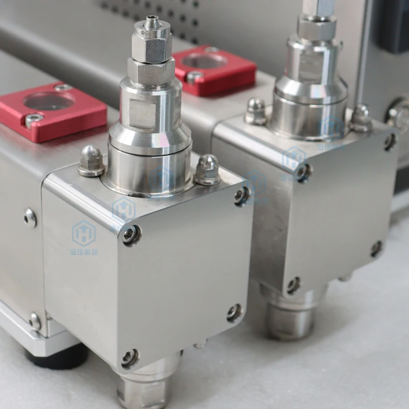 Semi Automatic Ceramic Plunger Dosing Pump Stepper Motor High Accuracy for Oil Vial Liquid Control 110V 220V