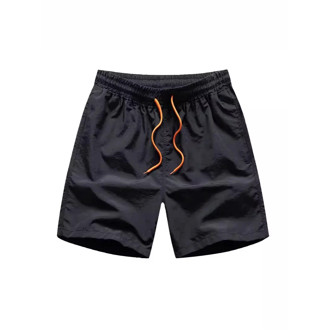 

Quick Dry Men's Shorts Summer Beach Sports Pants Loose Fit Waterproof Four-Fold Knee-High Casual Straight Leg Youth Style