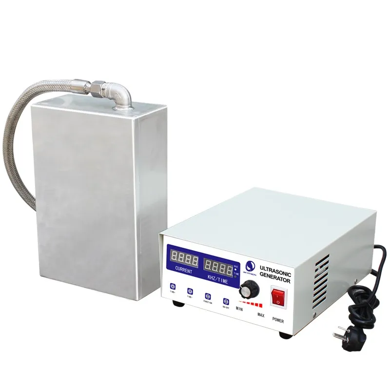 Submersible Ultrasonic Transducer Square or Circular Box with Cleaning Generator
