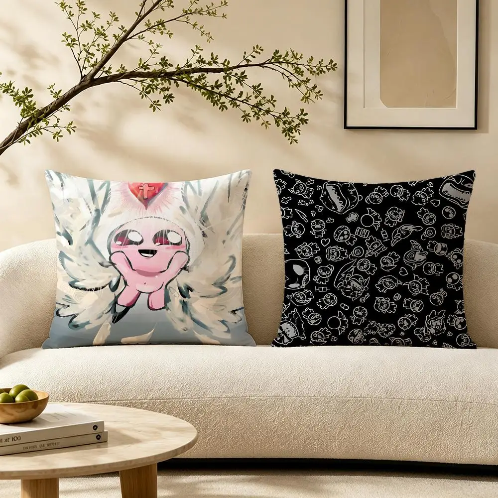 The Binding of Isaac Cushion Cover Pillow Short Plush Warm CreamStylel Cushion for Living Room Bedroom Sofa Ideal for Gifting