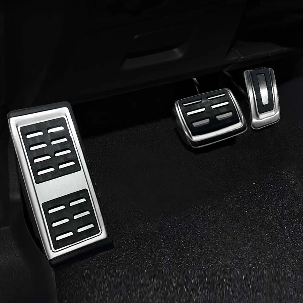 For Volkswagen VW T-Cross C11 R-Line 2018~2023 Car Foot Pedals No Drilling Fuel Rest Brake Accelerator Alloy Interior Acessories