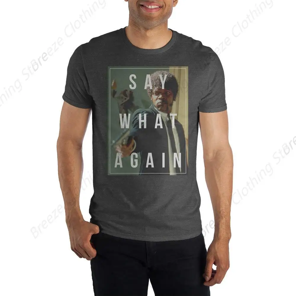 

Футболка «Скажи What Again» с углем