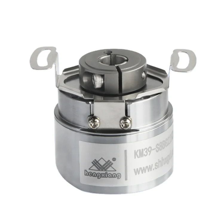 HENGXIANG KM39 Small Hollow Shaft 6mm 8mm 10mm  Absoltue Rotary Safety Encoder Single Turn Max to 32bit Multiturn up to 24bits