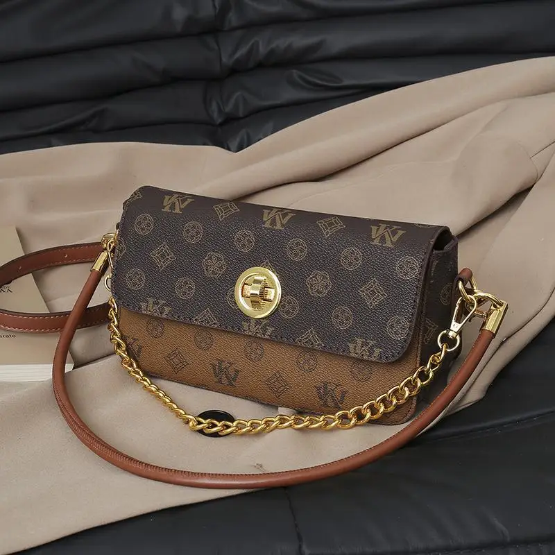 

Нишевая сумка-цепочка 2025 года, шикарная женская сумка через плечо, роскошная сумка подмышками, универсальная сумка через плечо, сумка-слинг «день-ночь»