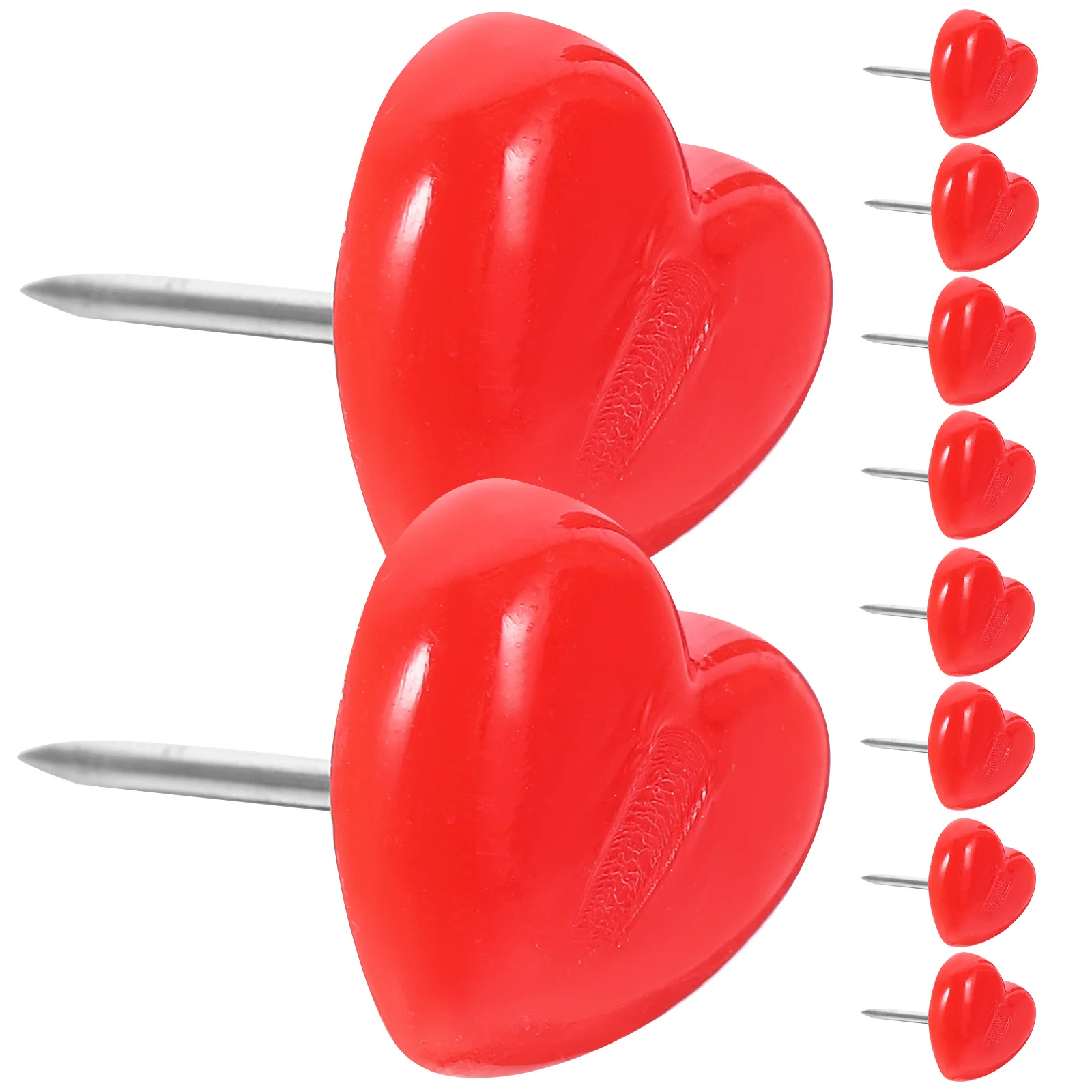 150 قطعة دبابيس ضغط على شكل قلب مريحة مقاومة للاهتراء لوحات الإعلانات لوازم لوحة الفلين ملحقات لوحة الفلين