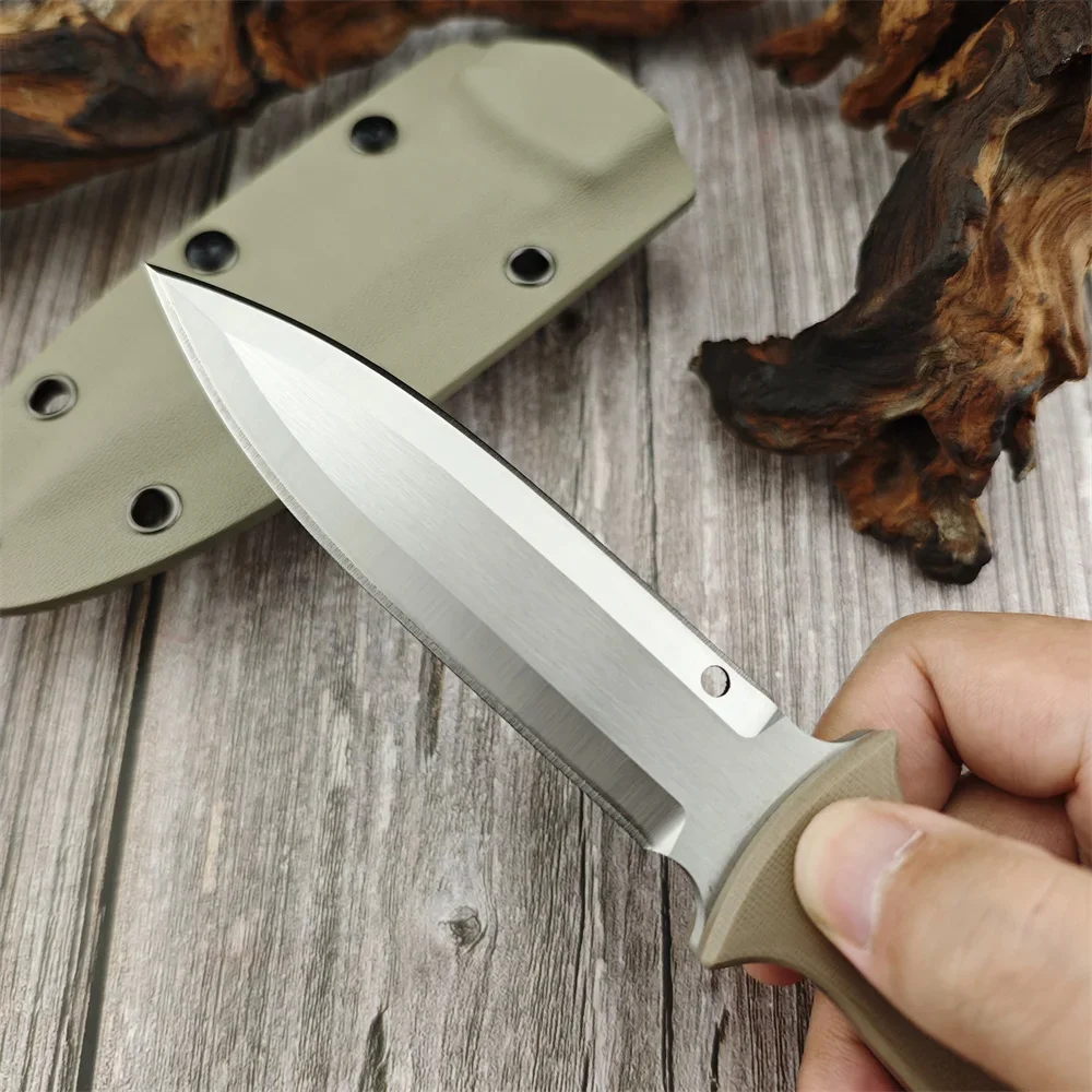 High Quality FB47GP Gayle Bradley Nightstick Boot Hunting Fixed Knife D2 Blade G10 Handles Camping Tactical EDC Multitool