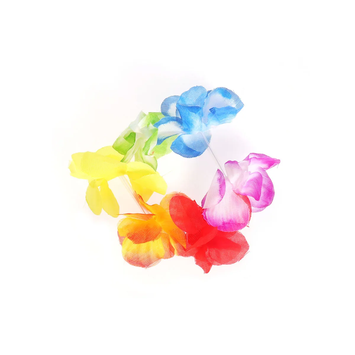 

Hawaii Skirt Set 40cm Thick Section Girls Costume Bra Tropical Dance Skirt Bracelets Headband Necklace Tropical Dance