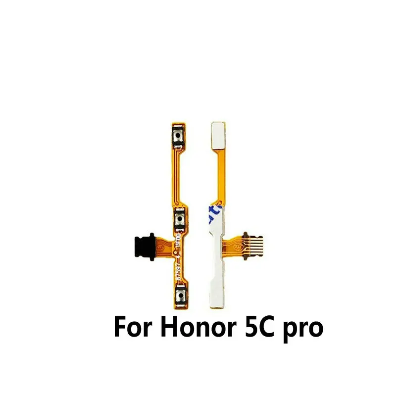 2Pcs New Power on/off & volume up/down buttons flex cable Replacement for Huawei Honor Play 8A 7A 7C 7X 7S 6A 6C 6X 5C Pro