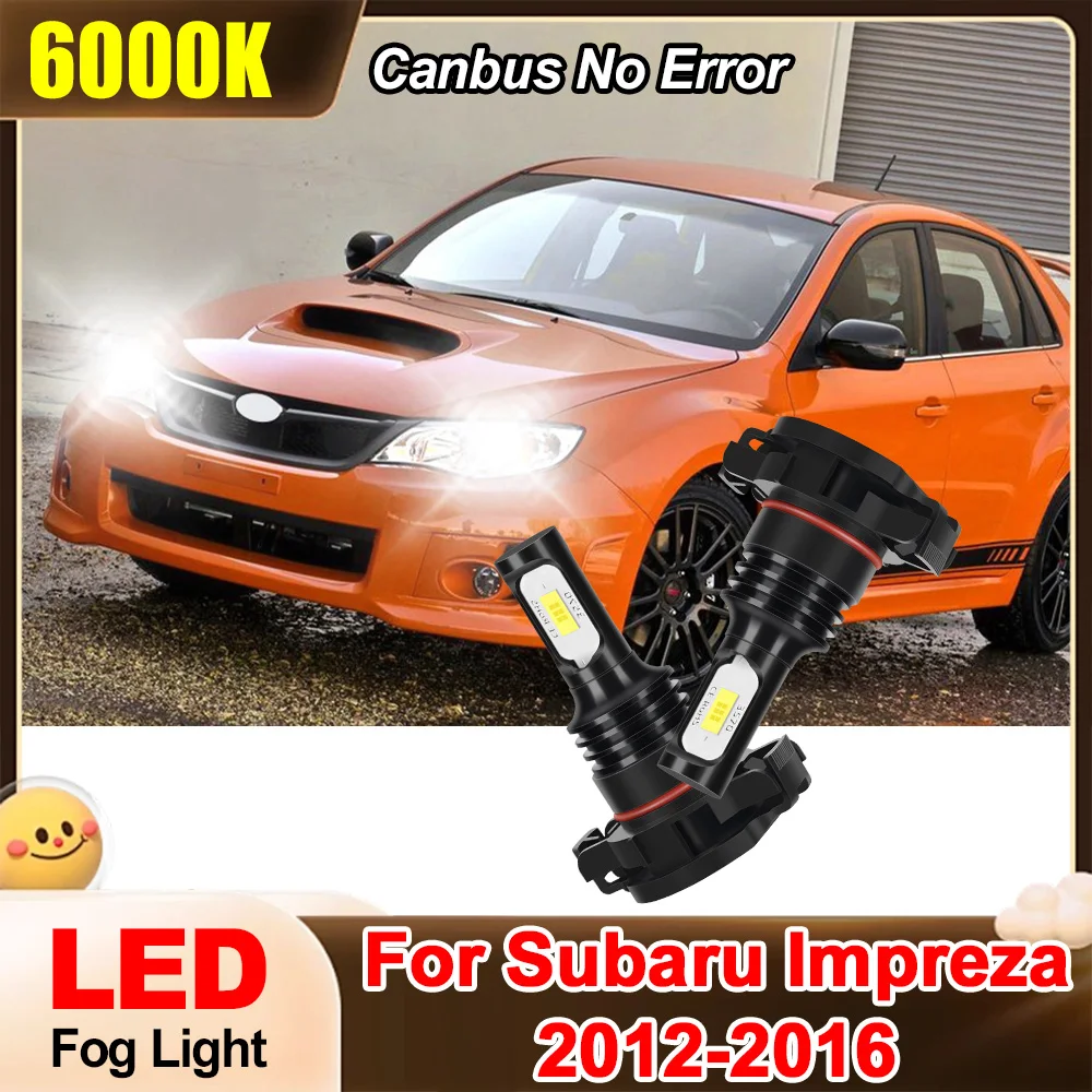

25000LM 5202 Автомобильный передний противотуманный фонарь 6000K Белый Plug And Play Автоматическая противотуманная фара высокой мощности для Subaru Impreza 2012 2013 2014 2015 2016