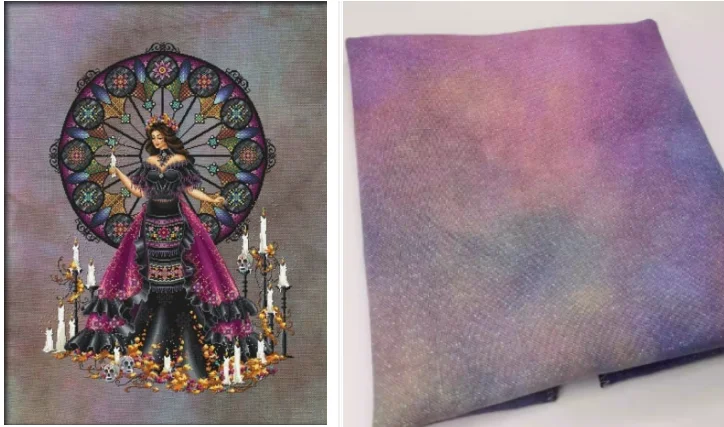 

Наборы для вышивания крестиком: нитки для вышивания Аида, набор для вышивания, красная роза, клематис, 46-62 3