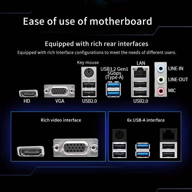 اللوحة الأم MSI PRO H610M-E DDR4 تدعم وحدة المعالجة المركزية 12400F/12490F/13400F(INTEL H610/LGA 1700)